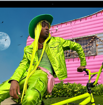 MacBook Air mettant en avant l’écran Liquid Retina